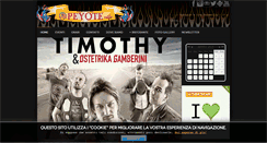 Desktop Screenshot of peyotecafe.it